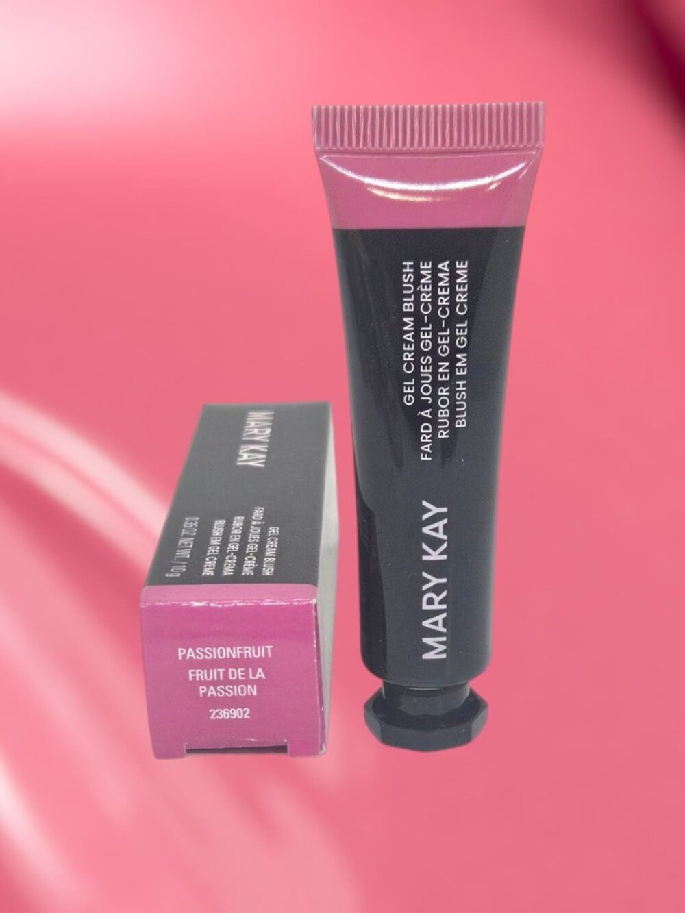 Passionfruit Gel Cream Blush 0.35 Oz Hydrating Lightweight Formula - Mary Kay